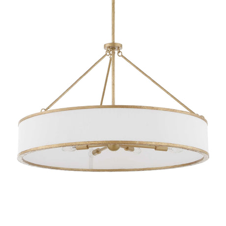 Modern European furniture - Gold Framed 8-Light Pendant Lamp - www.oroa.com