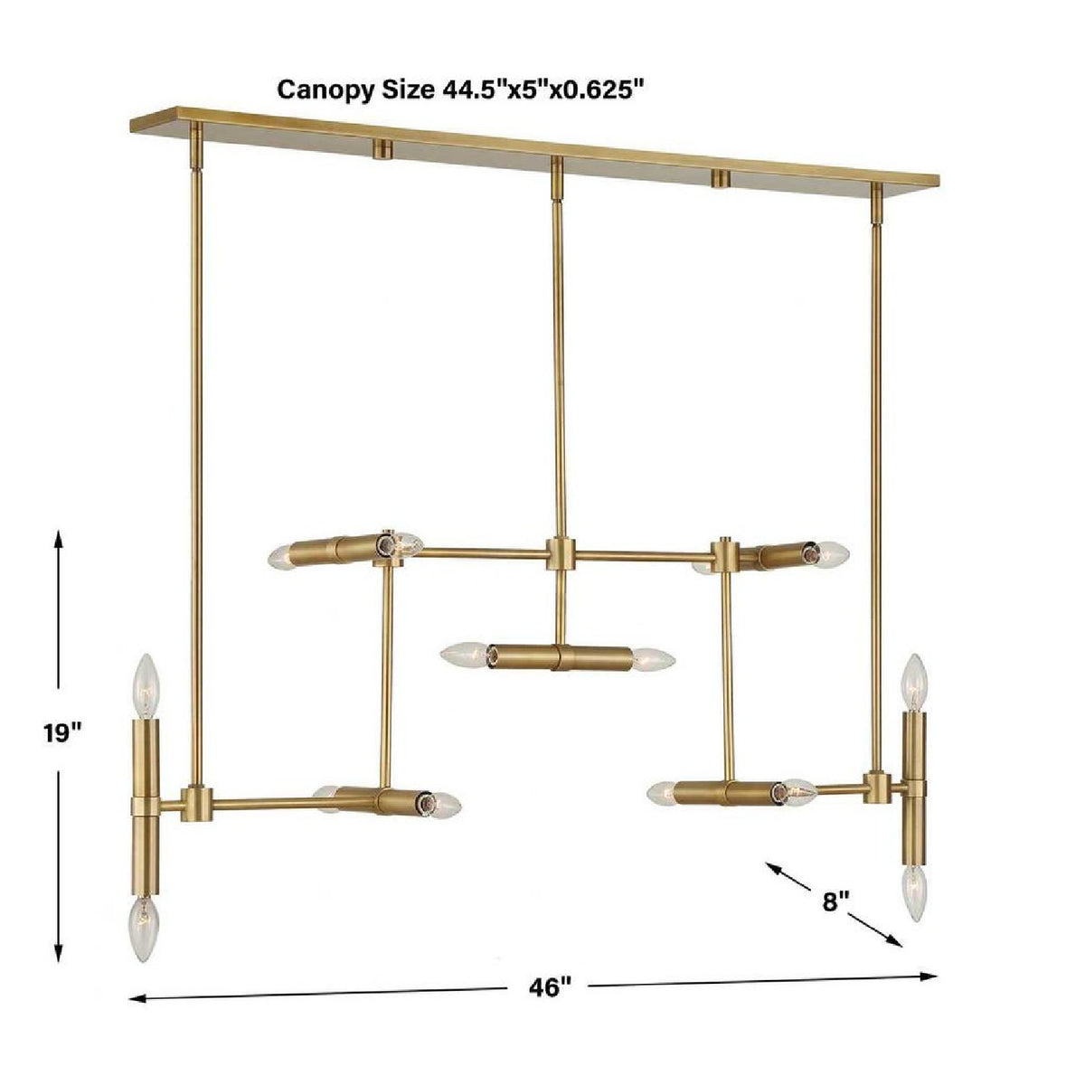 Modern European furniture - Antique Brass 14-Light Chandelier - www.oroa.com