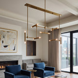 Modern European furniture - Antique Brass 14-Light Chandelier - www.oroa.com