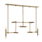 Modern European furniture - Antique Brass 14-Light Chandelier - www.oroa.com
