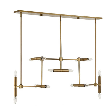 Modern European furniture - Antique Brass 14-Light Chandelier - www.oroa.com