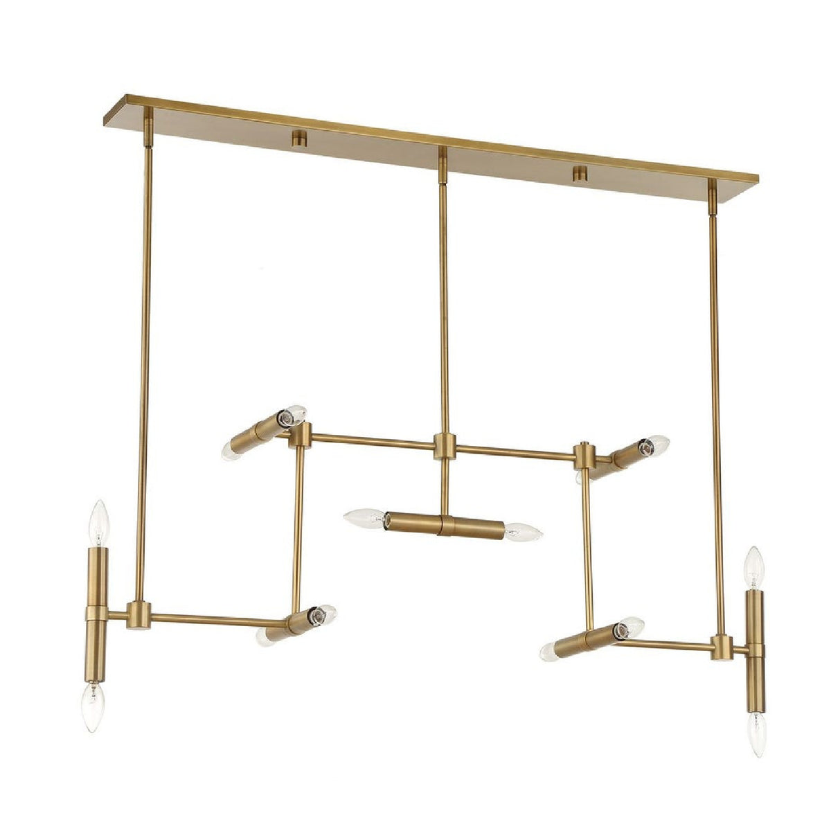 Modern European furniture - Antique Brass 14-Light Chandelier - www.oroa.com