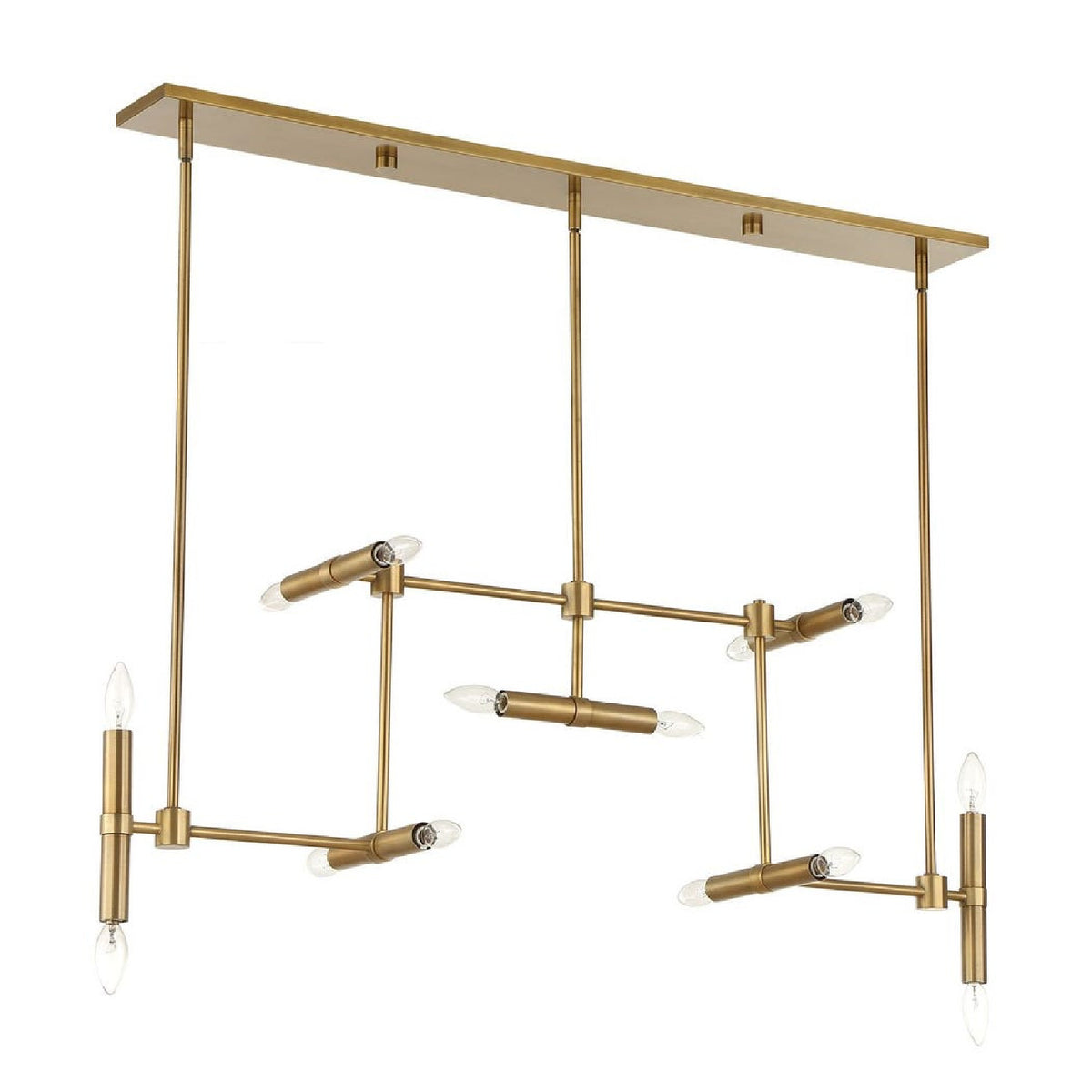 Modern European furniture - Antique Brass 14-Light Chandelier - www.oroa.com