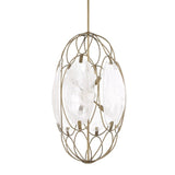 Modern European furniture - Oval Glass 6-Light Pendant Lamp - www.oroa.com