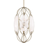 Modern European furniture - Oval Glass 6-Light Pendant Lamp - www.oroa.com