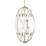 Modern European furniture - Oval Glass 6-Light Pendant Lamp - www.oroa.com