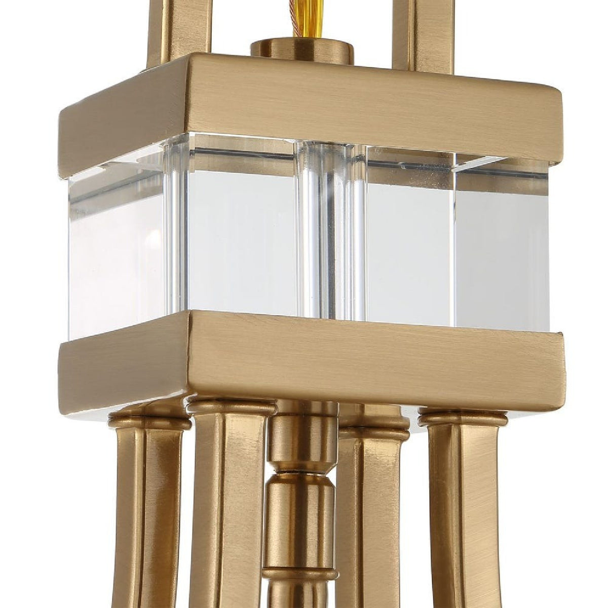 Modern European furniture - Brass Framed Lantern Pendant Lamp - www.oroa.com