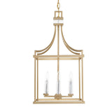 Modern European furniture - Brass Framed Lantern Pendant Lamp - www.oroa.com