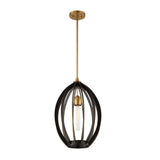 Modern European furniture - Bronze Oval Pendant Lamp - www.oroa.com