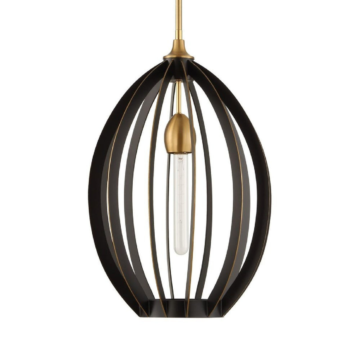 Modern European furniture - Bronze Oval Pendant Lamp - www.oroa.com
