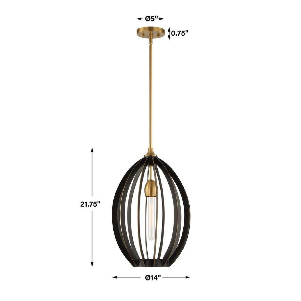 Modern European furniture - Bronze Oval Pendant Lamp - www.oroa.com