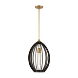 Modern European furniture - Bronze Oval Pendant Lamp - www.oroa.com