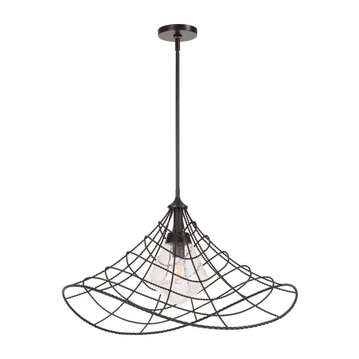 Modern European furniture - Twisted Bronze Indoor/Outdoor Pendant Lamp - www.oroa.com