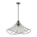 Modern European furniture - Twisted Bronze Indoor/Outdoor Pendant Lamp - www.oroa.com