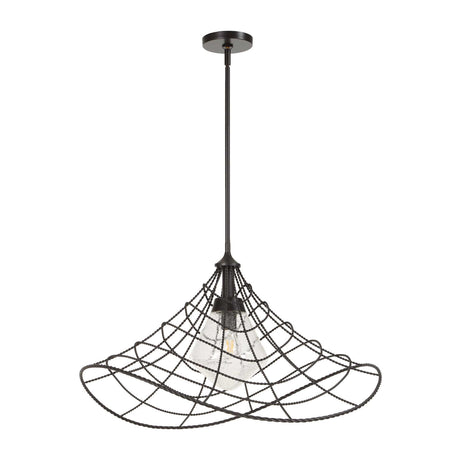 Modern European furniture - Twisted Bronze Indoor/Outdoor Pendant Lamp - www.oroa.com