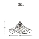 Modern European furniture - Twisted Bronze Indoor/Outdoor Pendant Lamp - www.oroa.com