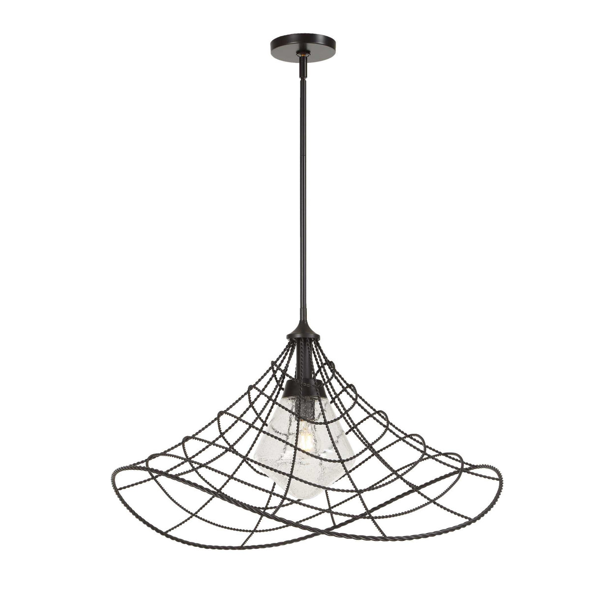 Modern European furniture - Twisted Bronze Indoor/Outdoor Pendant Lamp - www.oroa.com