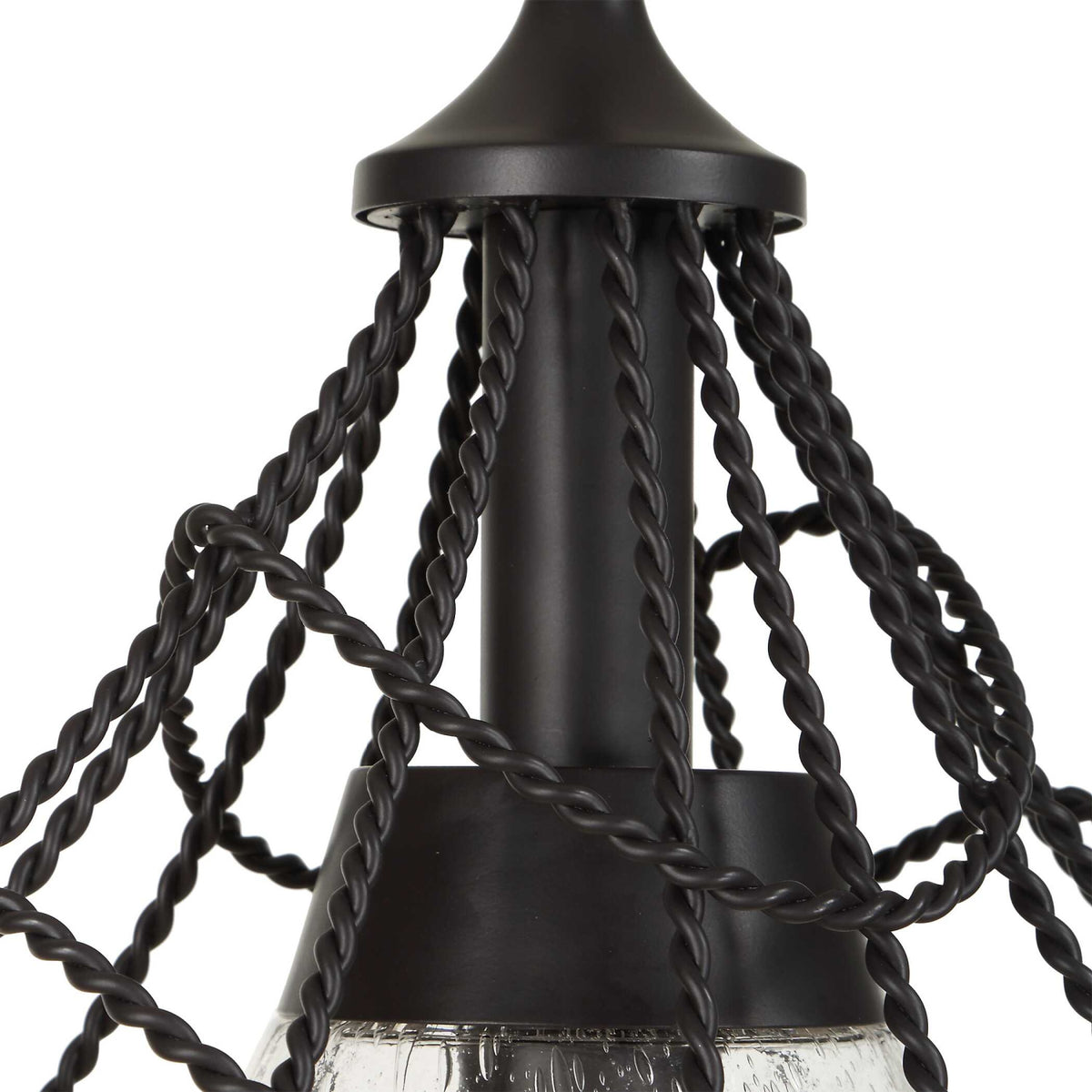 Modern European furniture - Twisted Bronze Indoor/Outdoor Pendant Lamp - www.oroa.com