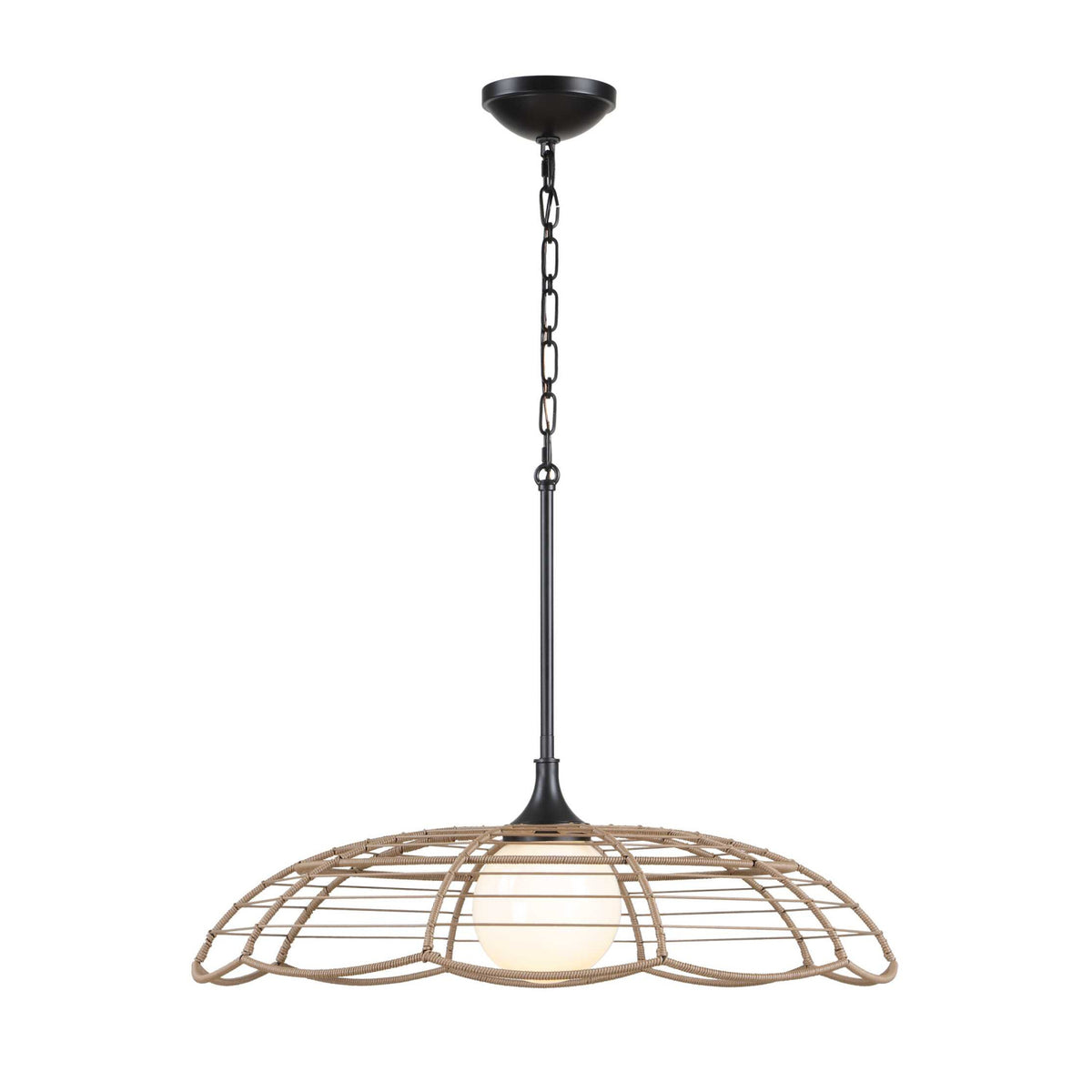Modern European furniture - Scalloped Indoor/Outdoor Pendant Lamp - www.oroa.com