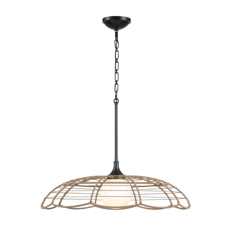 Modern European furniture - Scalloped Indoor/Outdoor Pendant Lamp - www.oroa.com