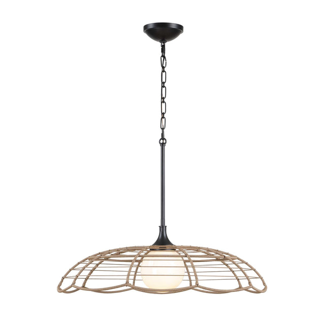 Modern European furniture - Scalloped Indoor/Outdoor Pendant Lamp - www.oroa.com