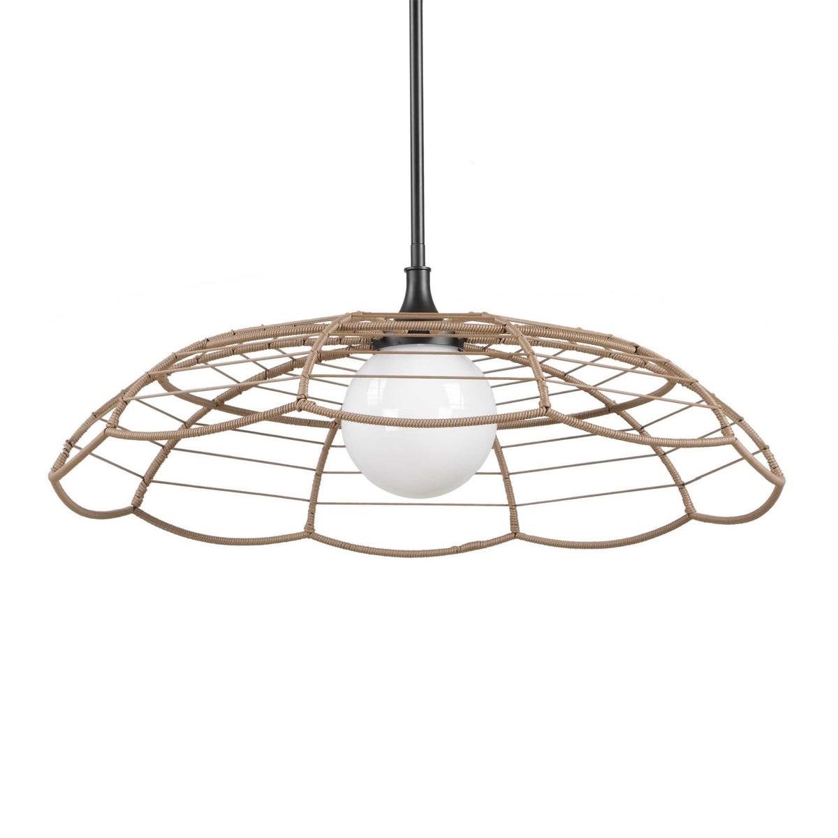Modern European furniture - Scalloped Indoor/Outdoor Pendant Lamp - www.oroa.com