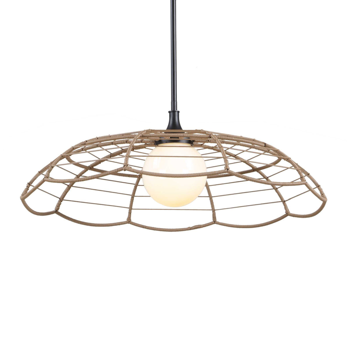 Modern European furniture - Scalloped Indoor/Outdoor Pendant Lamp - www.oroa.com