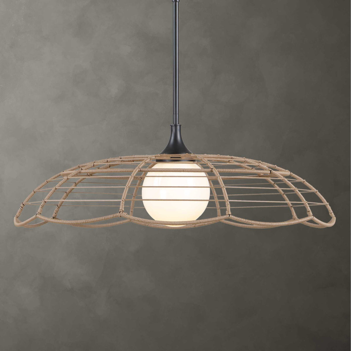 Modern European furniture - Scalloped Indoor/Outdoor Pendant Lamp - www.oroa.com
