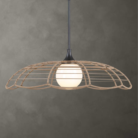 Modern European furniture - Scalloped Indoor/Outdoor Pendant Lamp - www.oroa.com