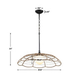 Modern European furniture - Scalloped Indoor/Outdoor Pendant Lamp - www.oroa.com