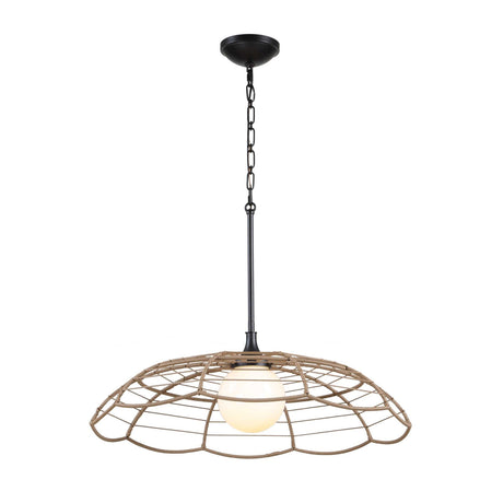 Modern European furniture - Scalloped Indoor/Outdoor Pendant Lamp - www.oroa.com