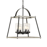 Modern European furniture - Seeded Glass 4-Light Indoor/Outdoor Pendant Lamp - www.oroa.com