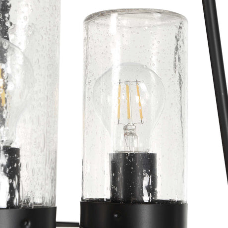 Modern European furniture - Seeded Glass 4-Light Indoor/Outdoor Pendant Lamp - www.oroa.com