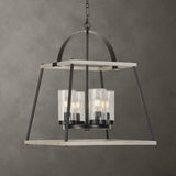 Modern European furniture - Seeded Glass 4-Light Indoor/Outdoor Pendant Lamp - www.oroa.com