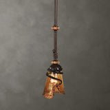 Bronze Framed Glass Mini Pendant Lamp | Uttermost Vitalia - www.oroa.com