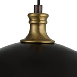 Black Metal Dome Pendant Lamp | Uttermost Placuna - www.oroa.com