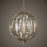 Beveled Crystals Sphere Pendant Lamp | Uttermost Vicentina - www.oroa.com