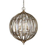 Beveled Crystals Sphere Pendant Lamp | Uttermost Vicentina - www.oroa.com