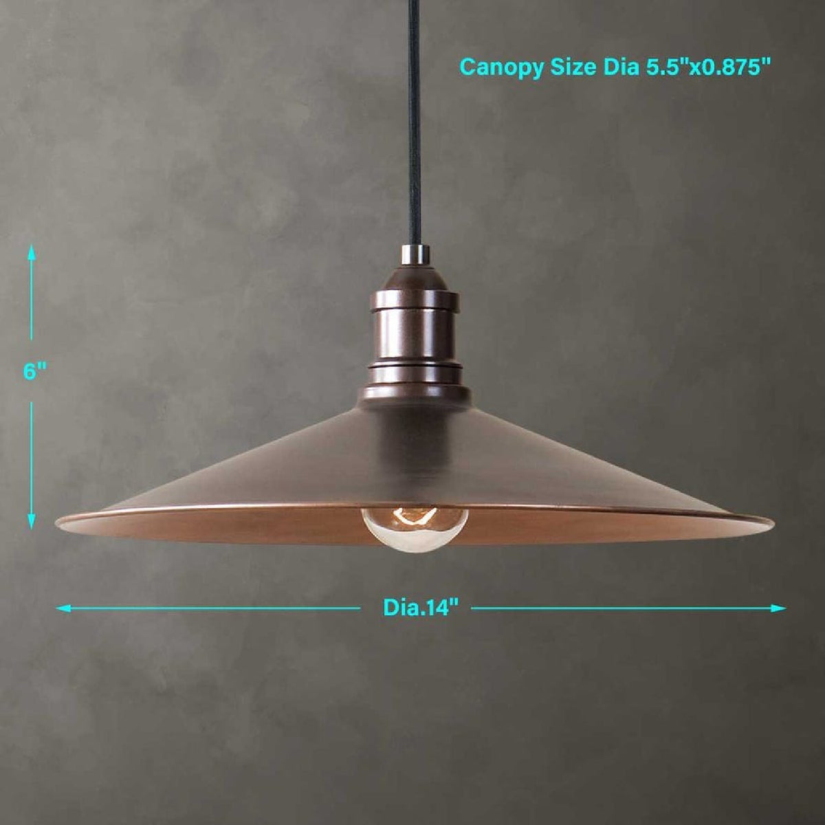 Antique Copper Pendant Lamp | Uttermost Barnstead - www.oroa.com