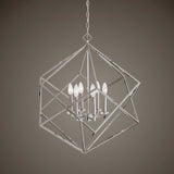 Polished Nickel 6-Light Pendant Lamp | Uttermost Euclid - www.oroa.com