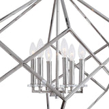 Polished Nickel 6-Light Pendant Lamp | Uttermost Euclid - www.oroa.com