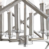 Polished Nickel 6-Light Pendant Lamp | Uttermost Euclid - www.oroa.com