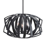 Black Geometric Pendant Lamp | Uttermost Thales - www.oroa.com