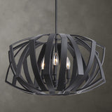 Black Geometric Pendant Lamp | Uttermost Thales - www.oroa.com