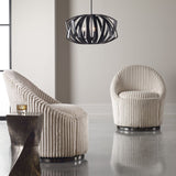 Black Geometric Pendant Lamp | Uttermost Thales - www.oroa.com