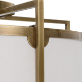 White Linen Ceiling Lamp | Uttermost Colfax - www.oroa.com
