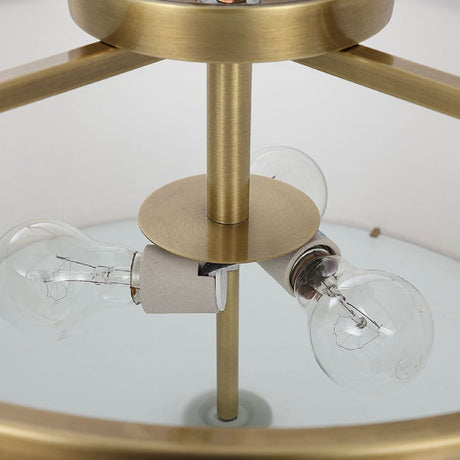 White Linen Ceiling Lamp | Uttermost Colfax - www.oroa.com