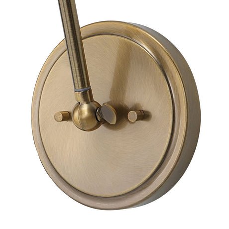 Antique Brass Conical Wall Lamp | Uttermost Exeter - www.oroa.com