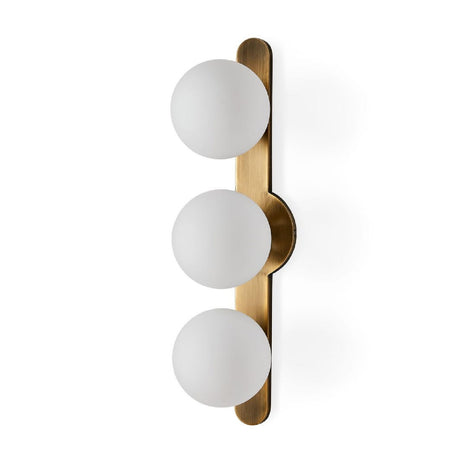 White Opal Globes 3-Light Wall Lamp | Uttermost Droplet - www.oroa.com