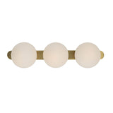White Opal Globes 3-Light Wall Lamp | Uttermost Droplet - www.oroa.com